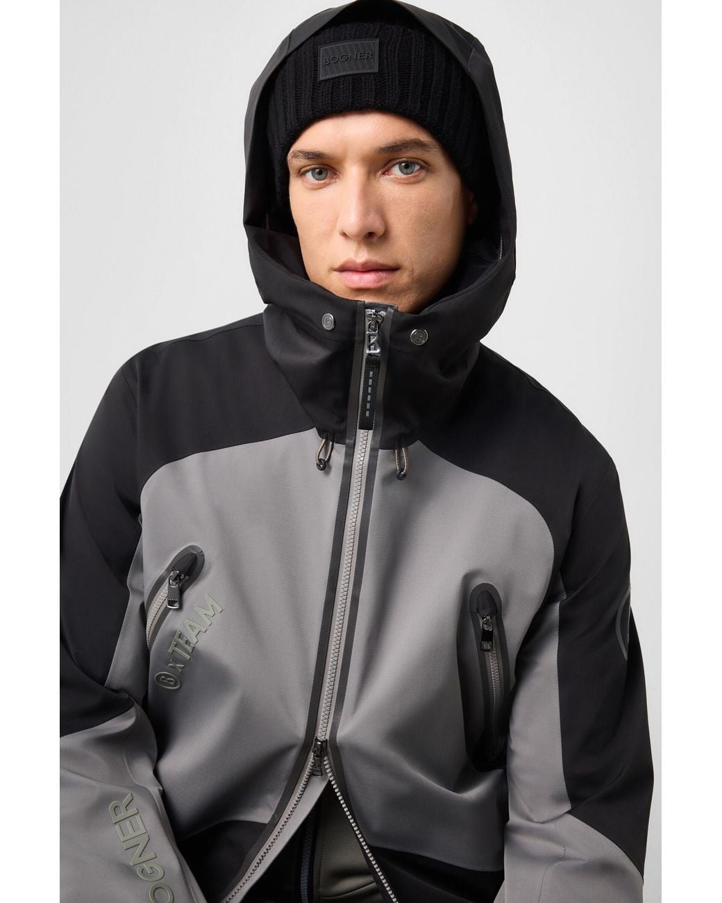 Bogner Gray Jasper Ski Jacket for men