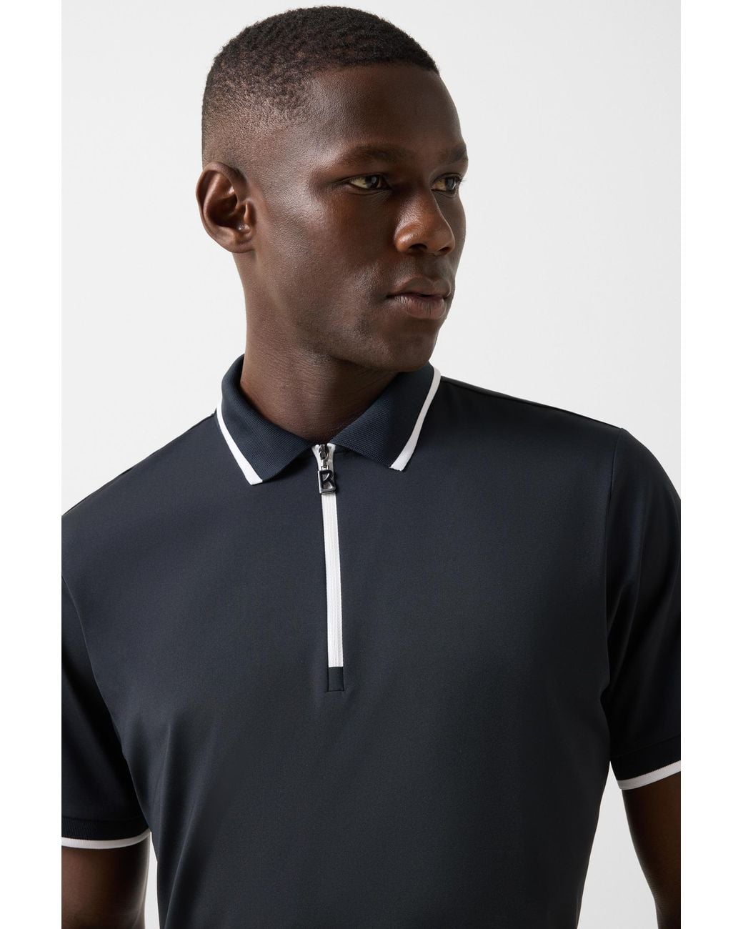 Bogner Black Cody Functional Short-sleeved Top for men