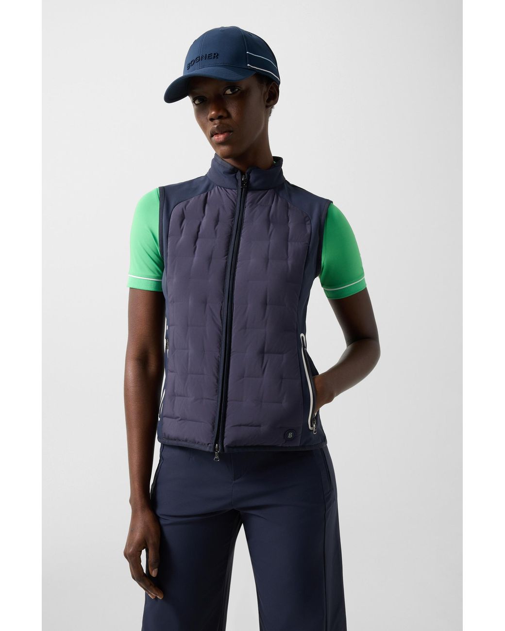 Bogner Blue Lina Hybrid Vest
