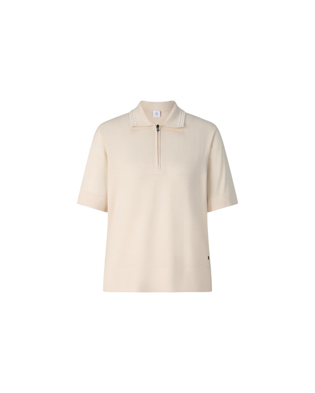 Bogner Natural Maureen Virgin Wool Polo Shirt For