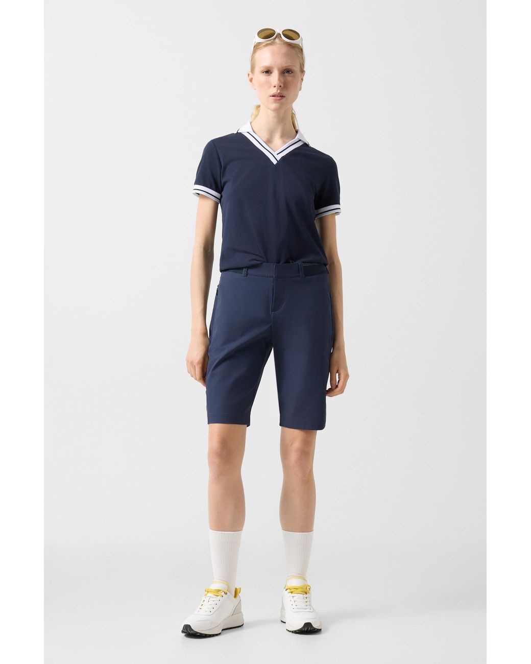 Bogner Blue Zita Functional Bermuda Shorts