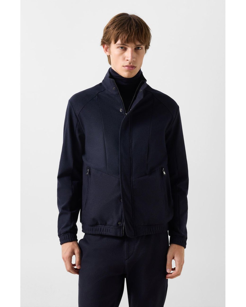 Bogner Blue Bradley Flannel Jacket for men