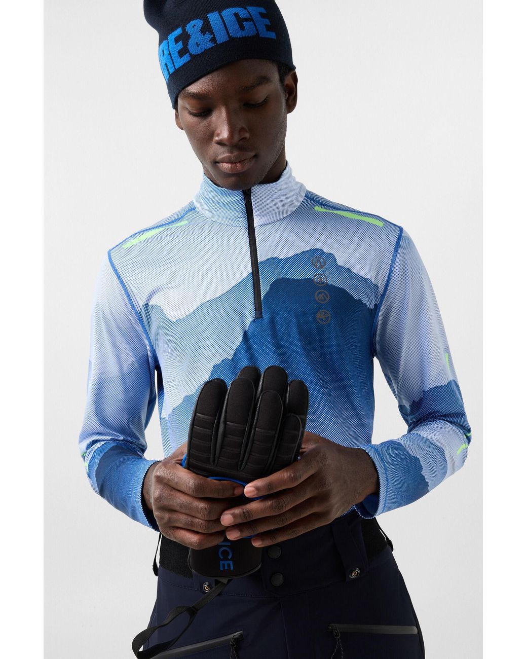 Bogner Fire + Ice Blue First Layer Pascal for men