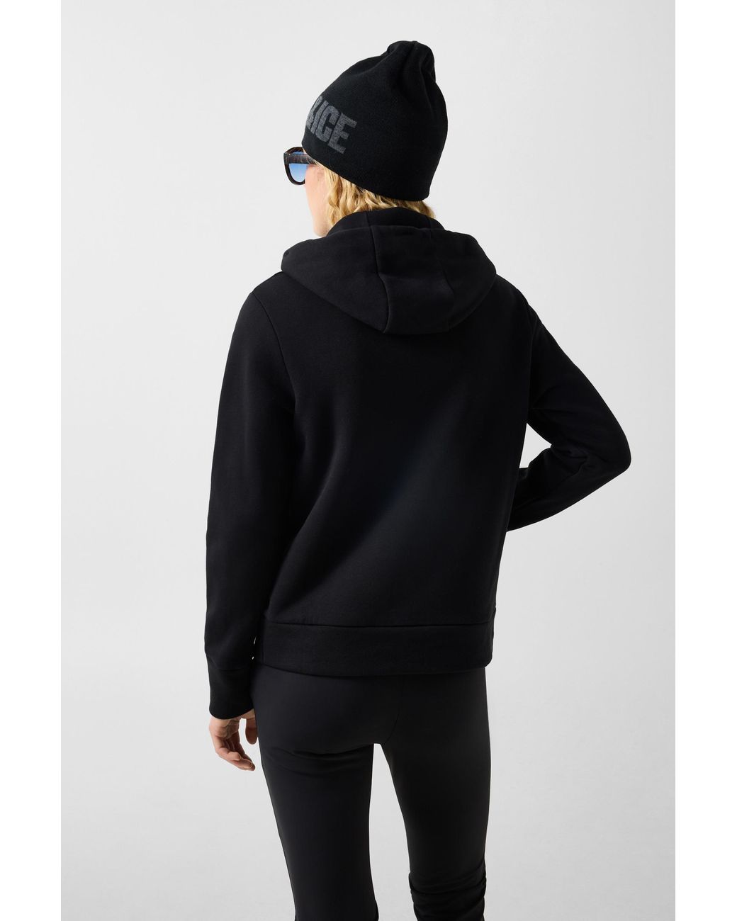 Bogner Fire + Ice Black Nila Cotton Hoodie