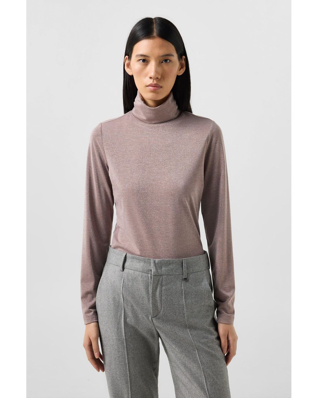 Bogner Brown Silva Long-Sleeved Top For