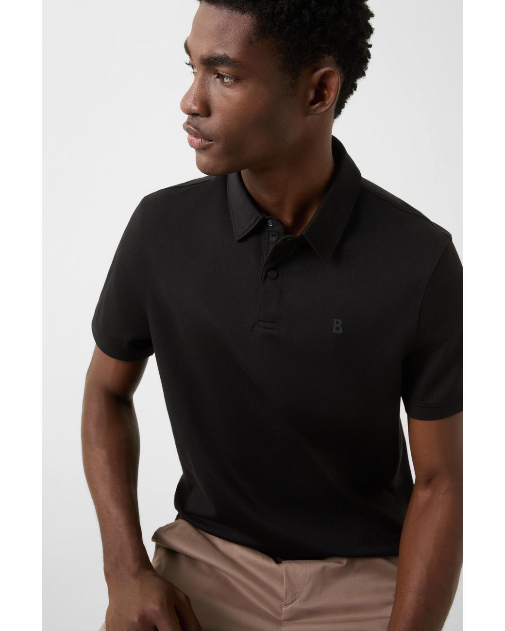Bogner Black Timo Polo Shirt For for men