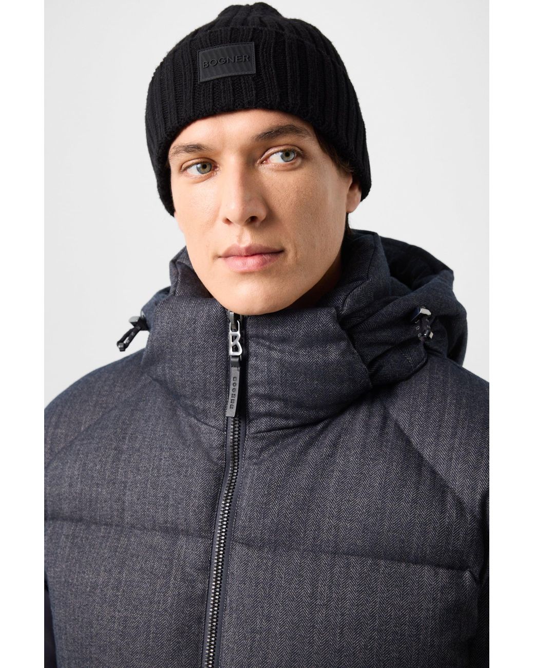 Bogner Black Jones Short Down Coat for men