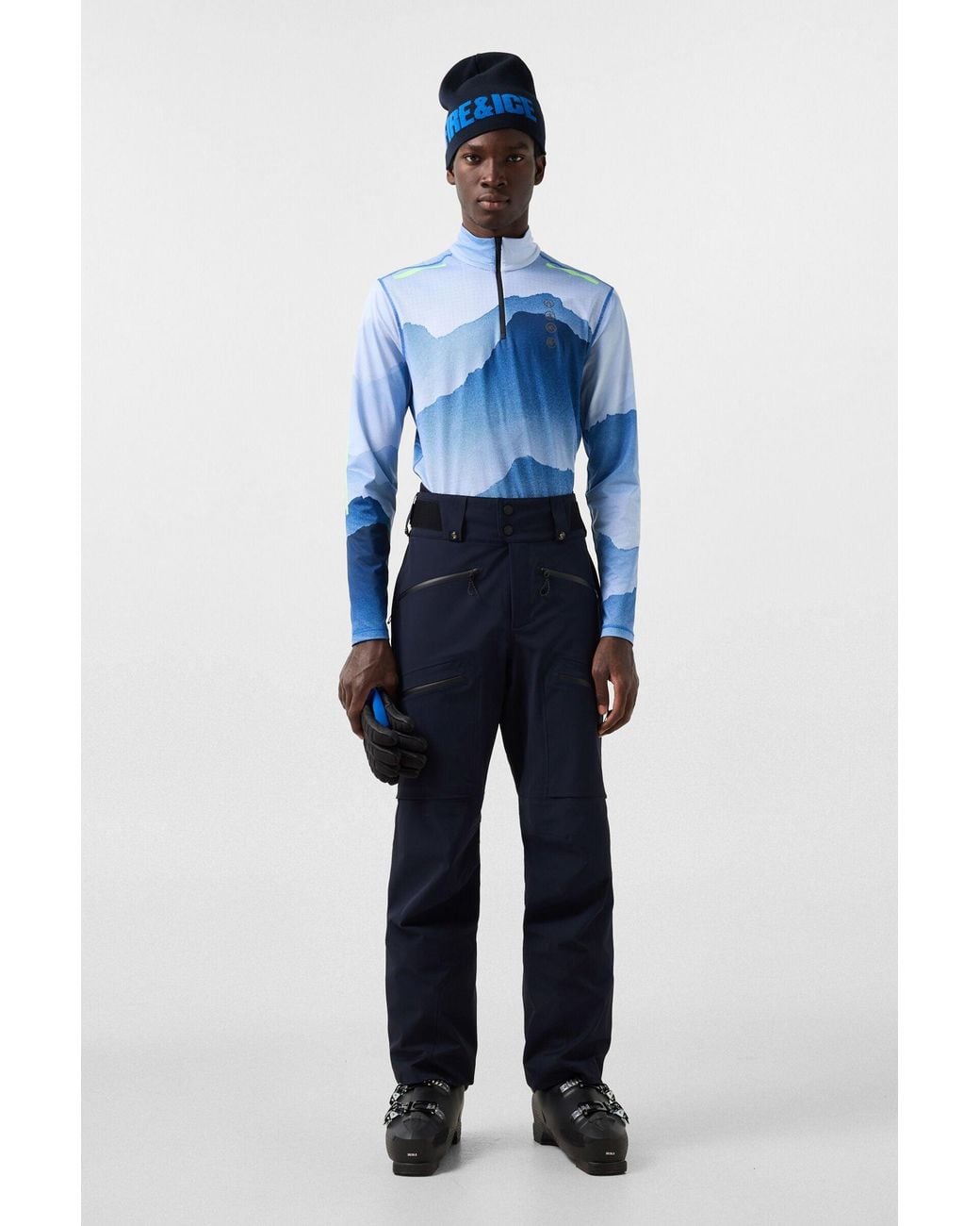 Bogner Fire + Ice Blue First Layer Pascal for men