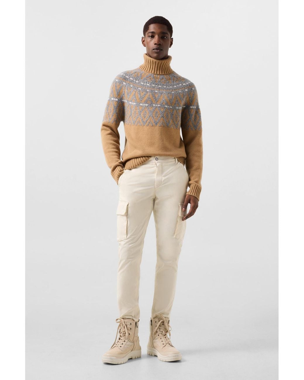 Bogner Natural Bruno Cargo Pants for men