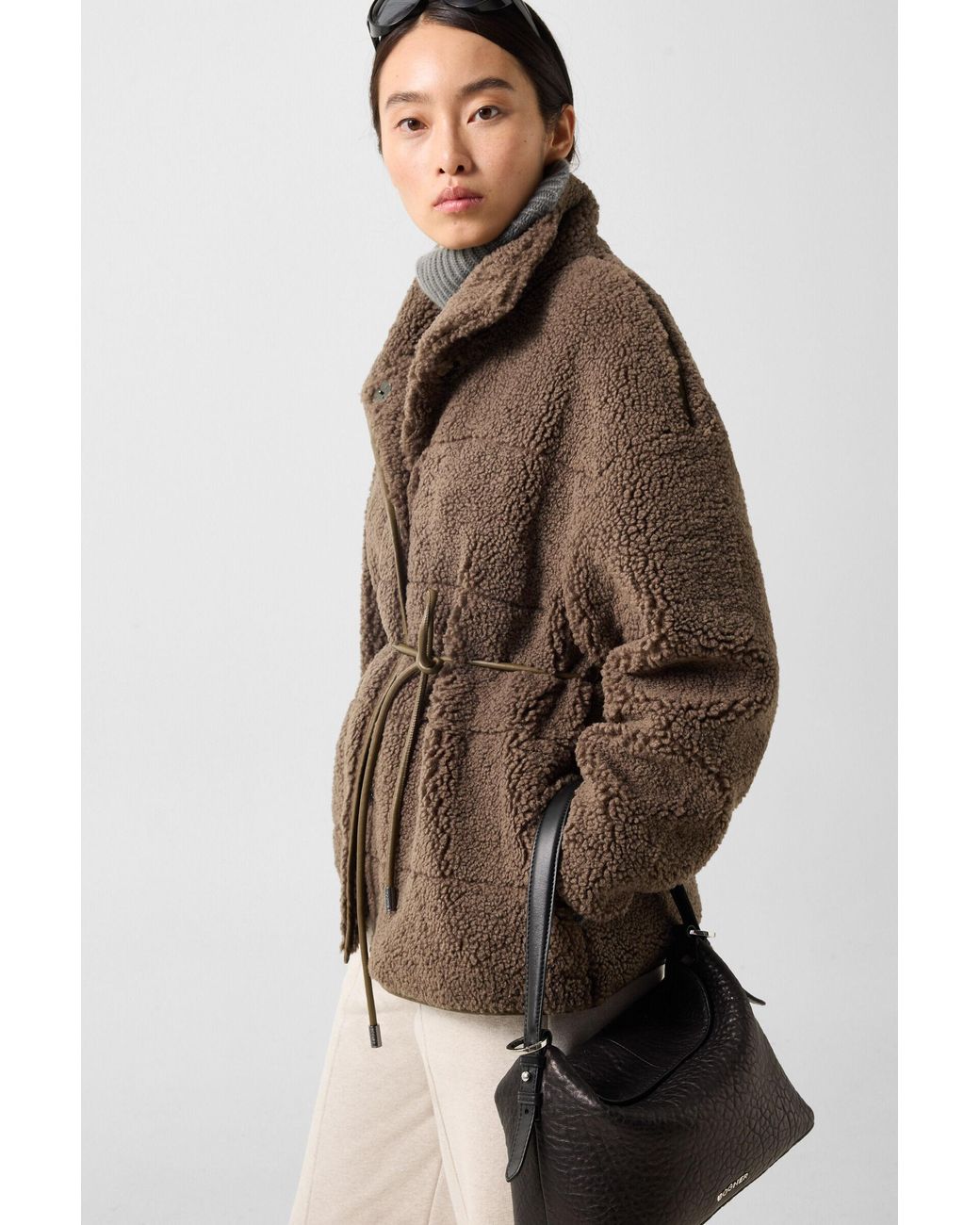 Bogner Brown Kimberly Teddy Jacket