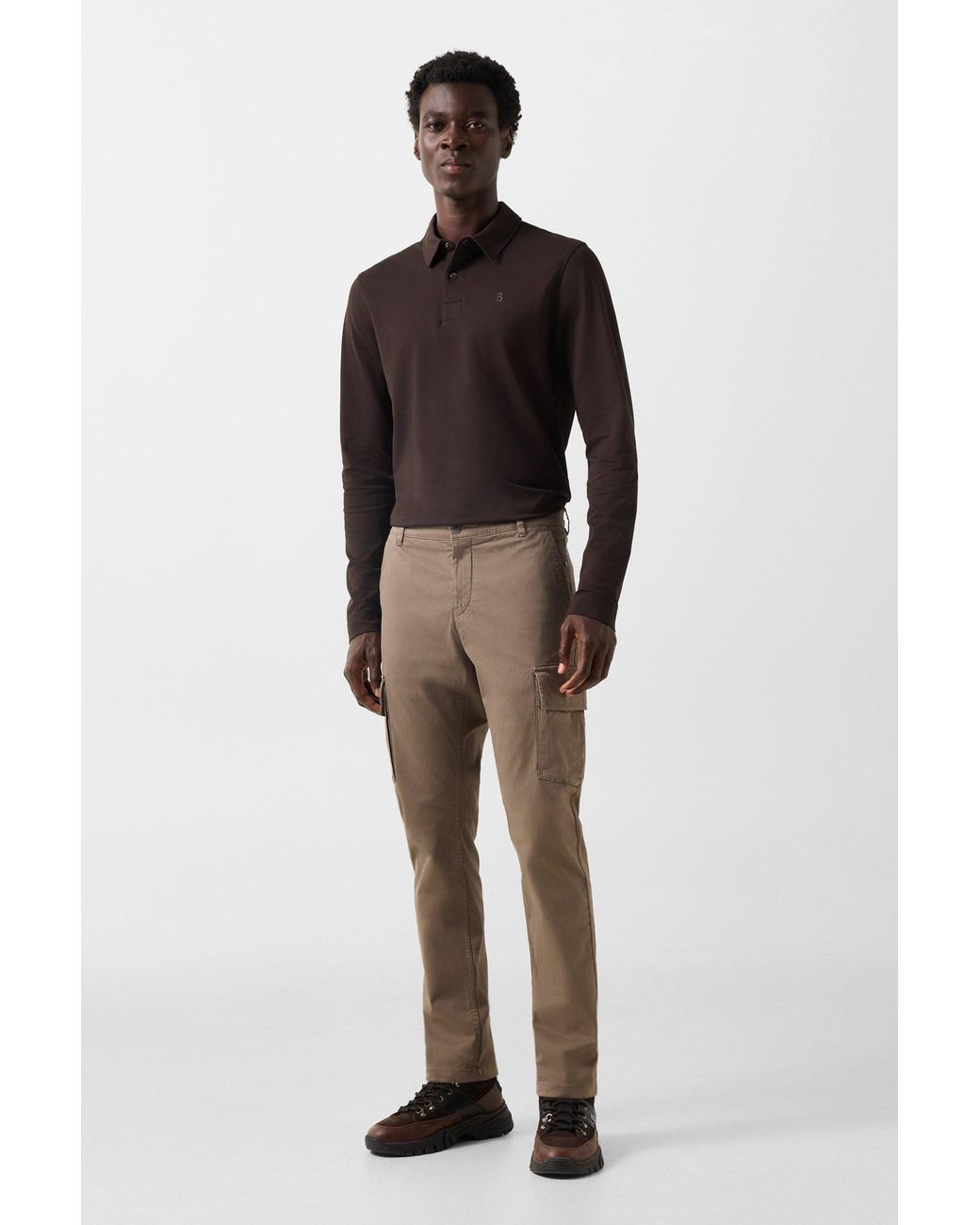 Bogner Brown Bruno Cargo Trousers for men