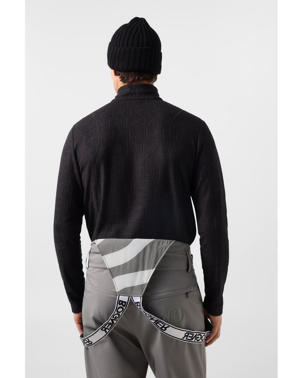 Bogner Black Harry Fleece Base Layer For for men