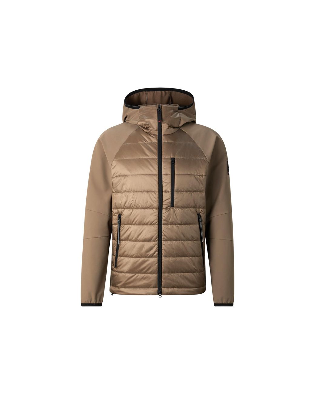 Bogner Fire + Ice Brown Anian Softshell Quilted Jacket for men