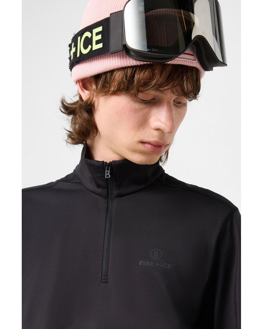 Bogner Fire + Ice Black First Layer Pascal for men