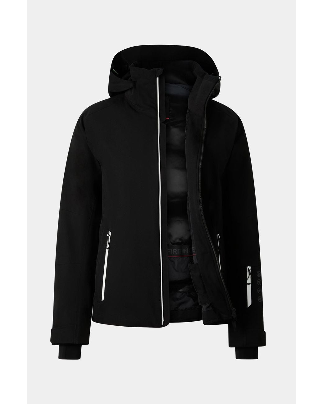 Bogner Fire + Ice Black Eason Ski Jacket for men
