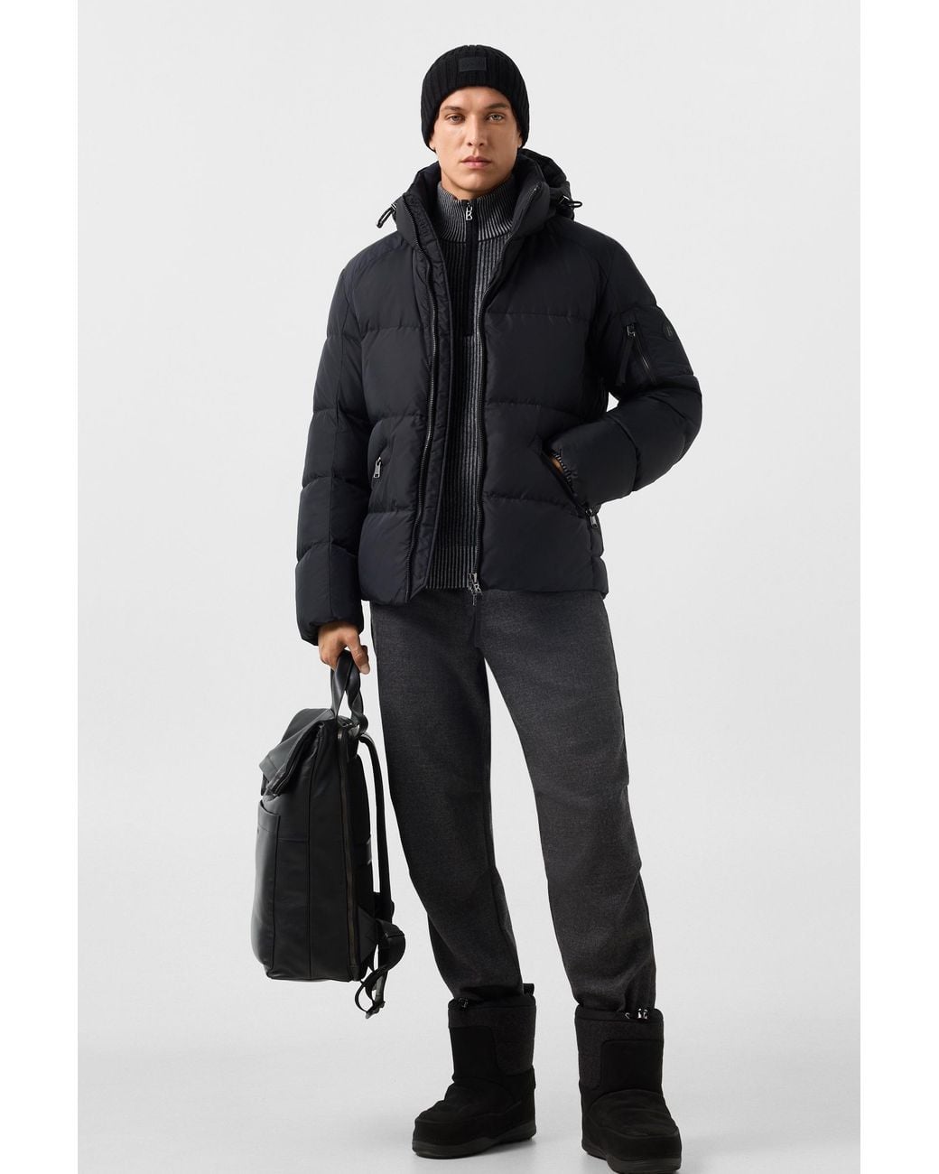 Bogner Black Jamy Down Jacket for men