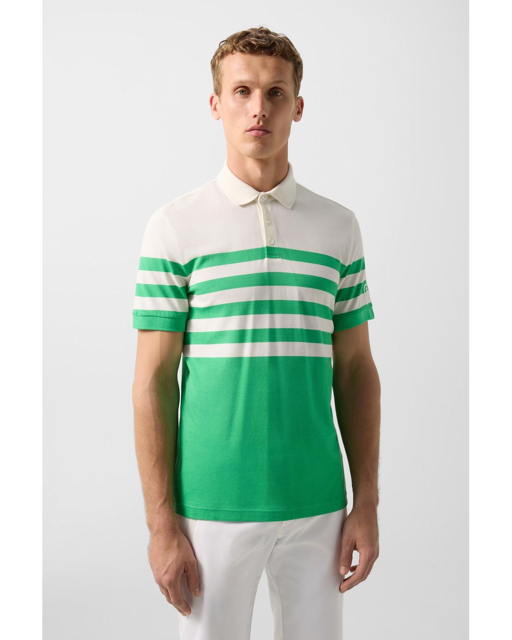 Bogner Green Antonio Functional Short-sleeved Top for men