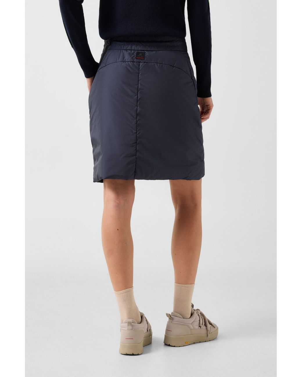 Bogner Fire + Ice Blue Belva Functional Quilted Skirt
