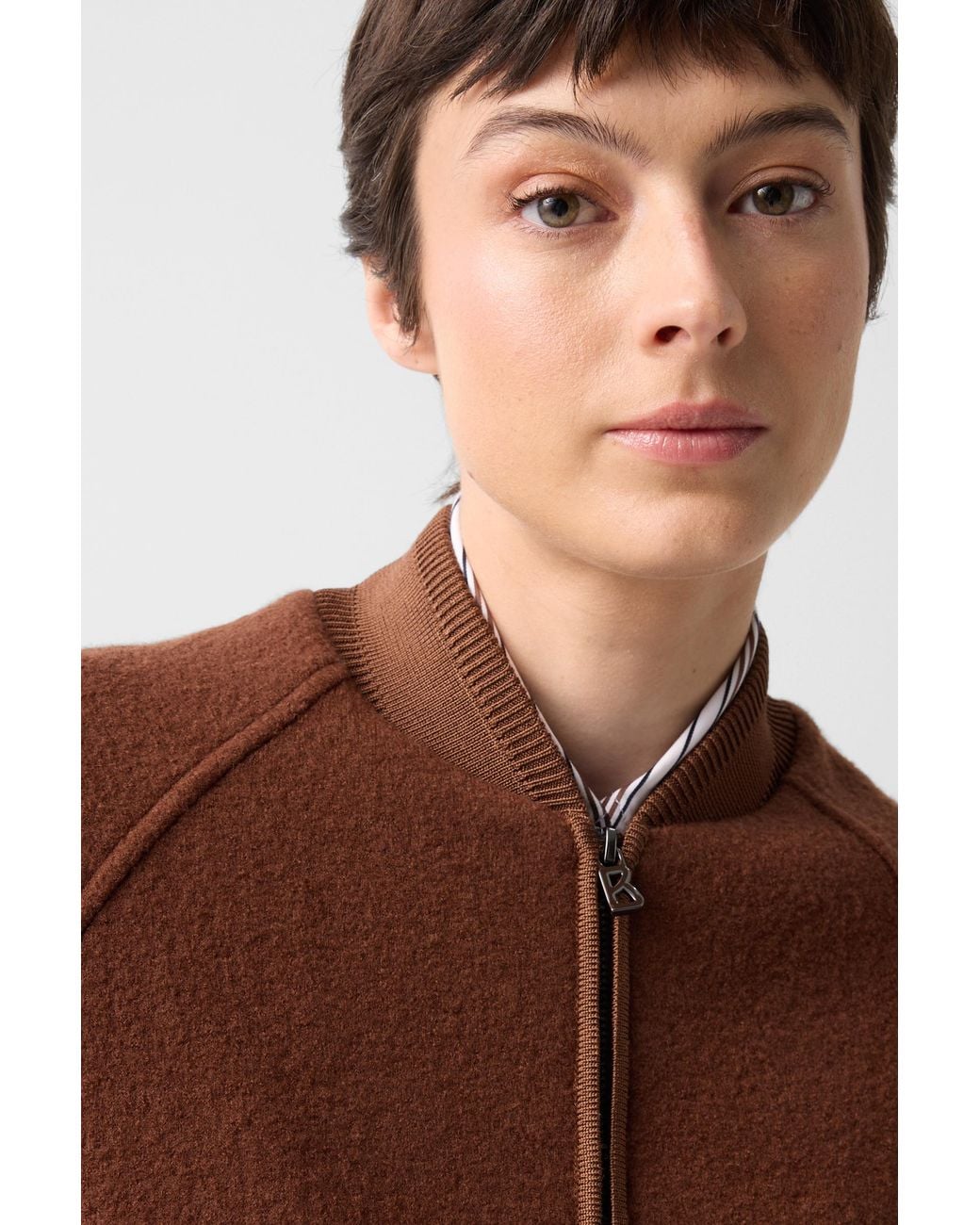 Bogner Brown Editha Wool Blouson