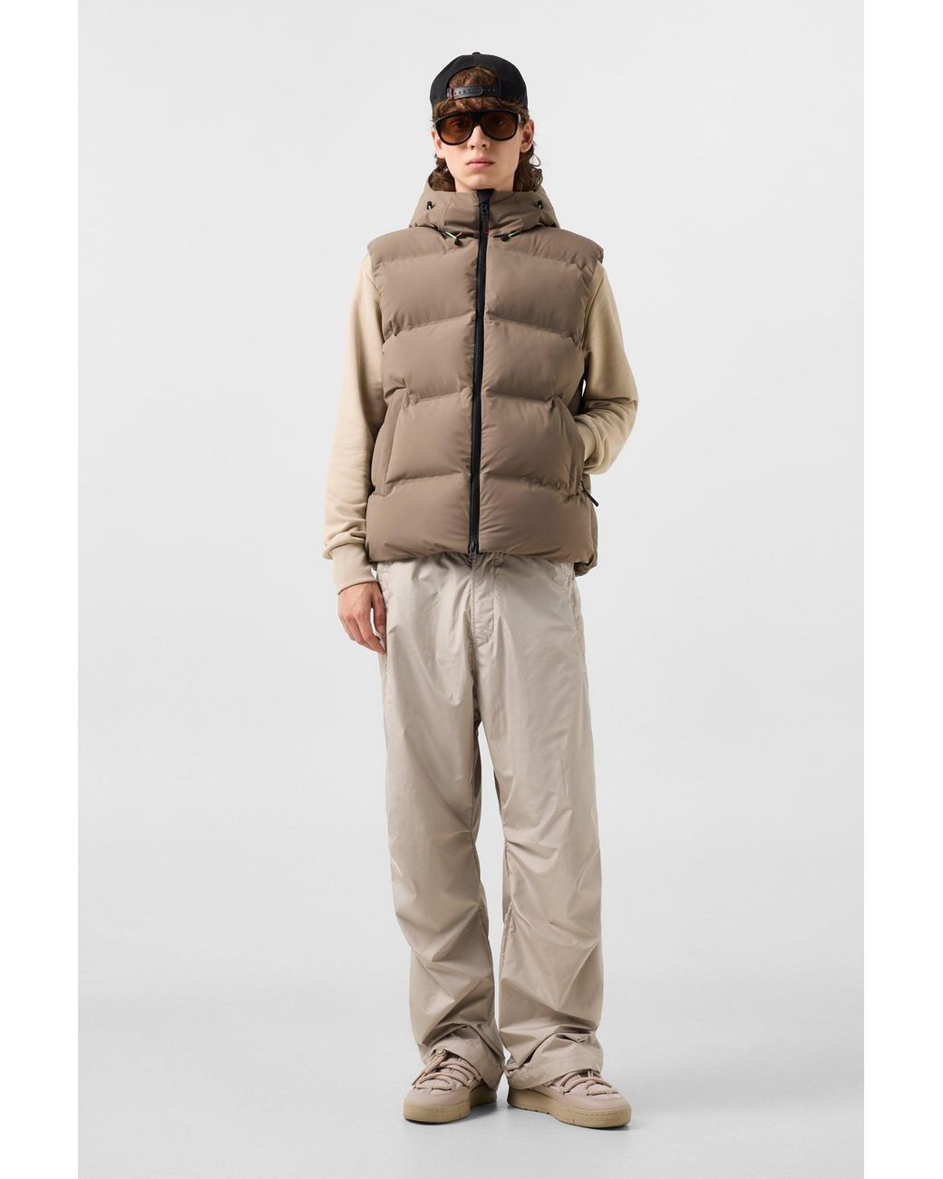 Bogner Fire + Ice Brown Gill Quilted Waistcoat for men