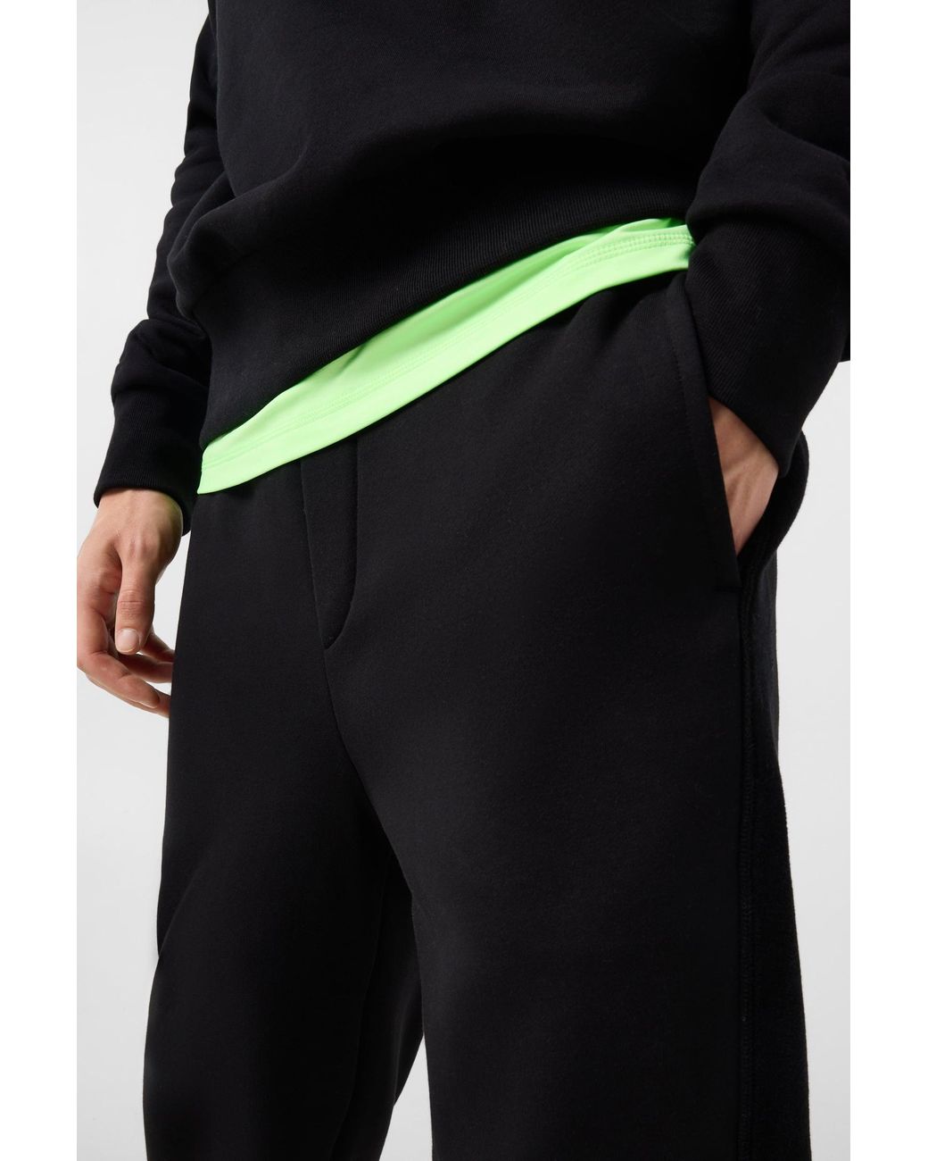Bogner Fire + Ice Black Pedro Cotton Sweatpants for men