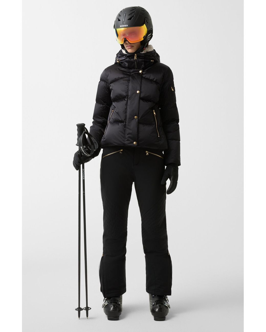 Bogner Black Hella Down Ski Jacket