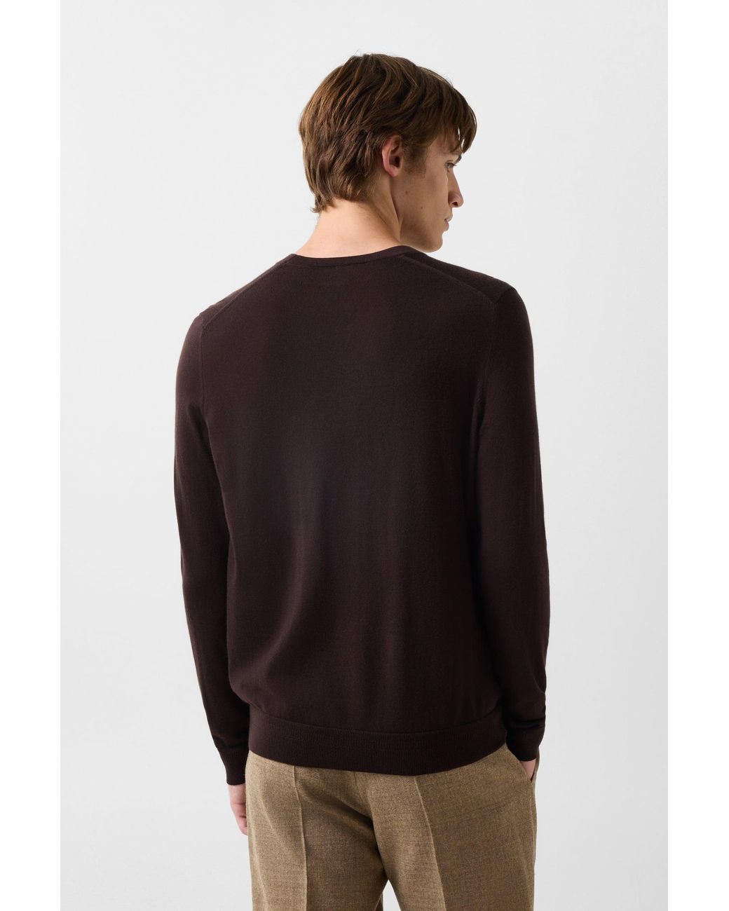 Bogner Black Ole Pure New Wool And Cashmere Jumper For for men