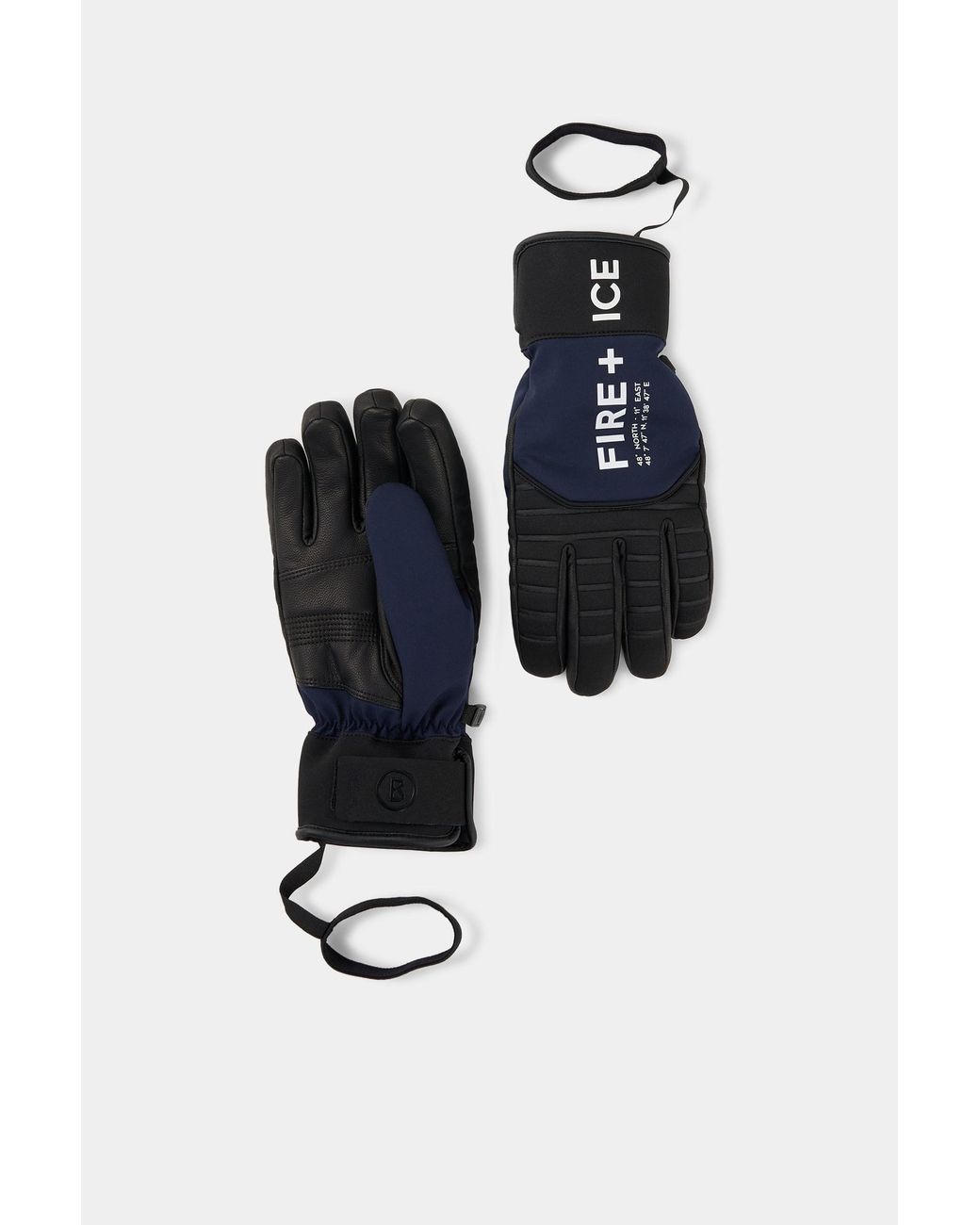 Bogner Fire + Ice Black Erko Gloves For for men