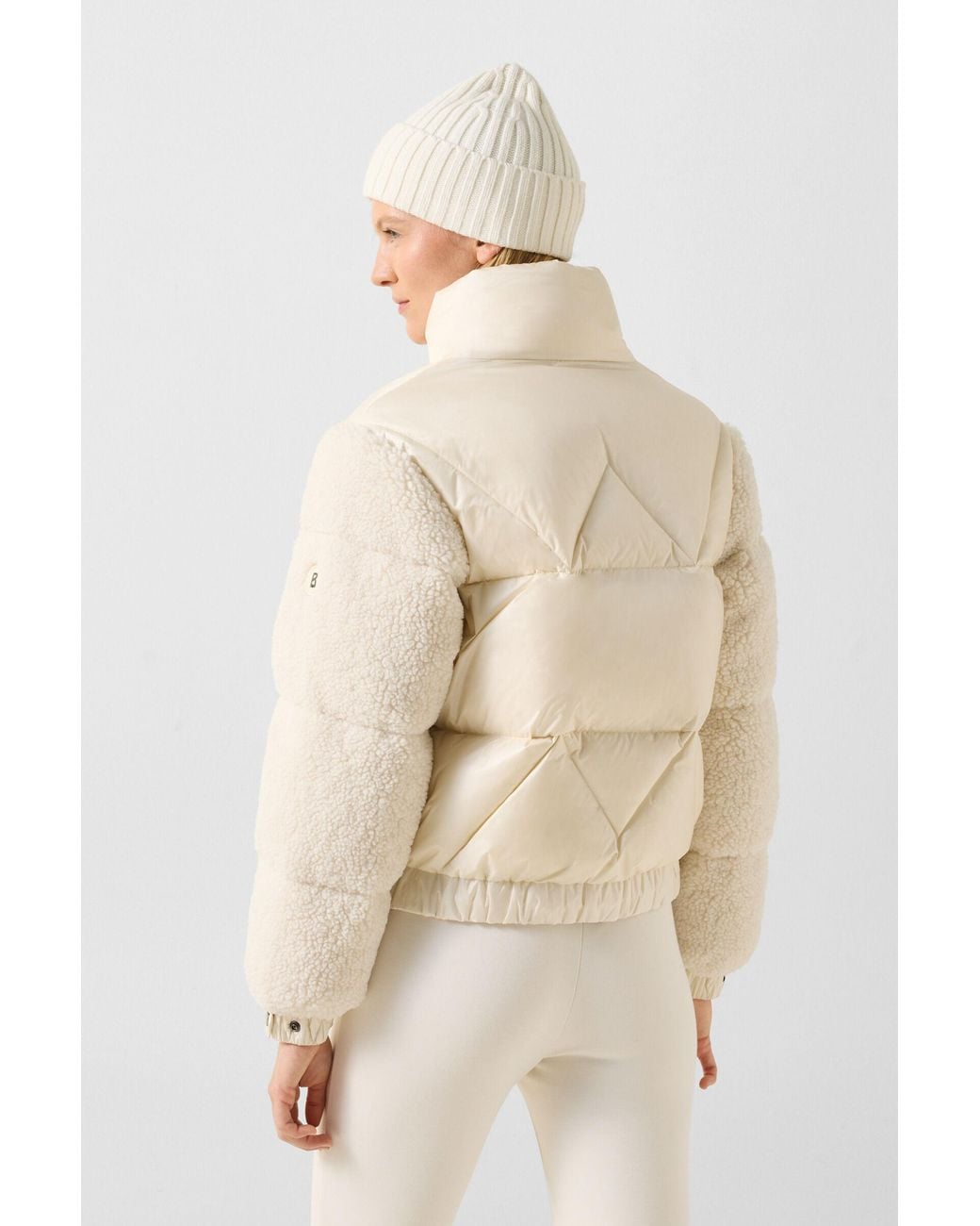 Bogner Natural Quiny Down Teddy Jacket
