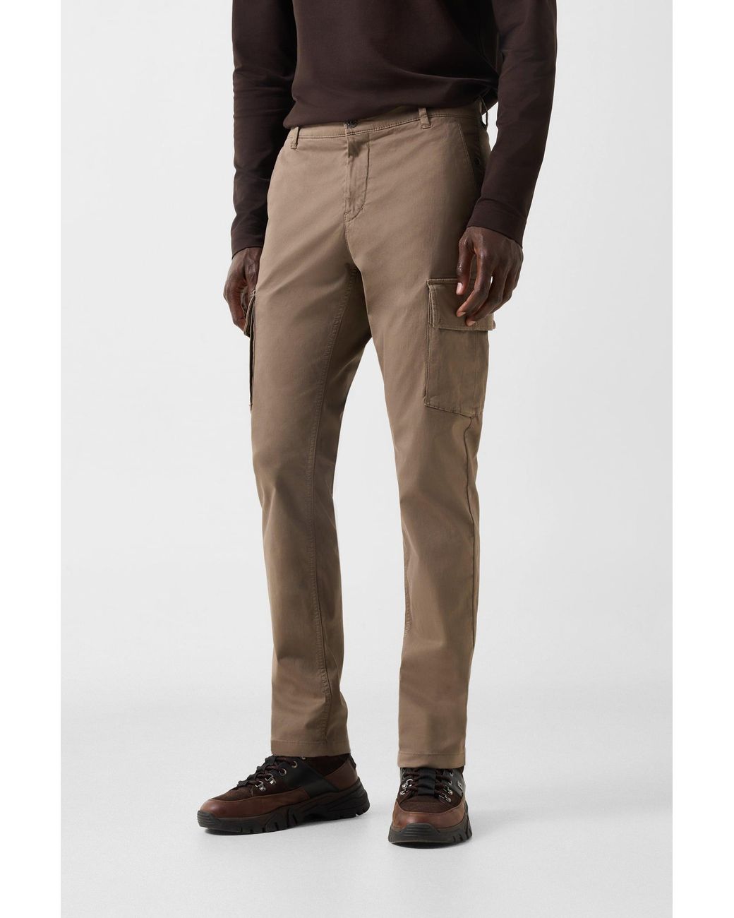 Bogner Brown Bruno Cargo Trousers for men