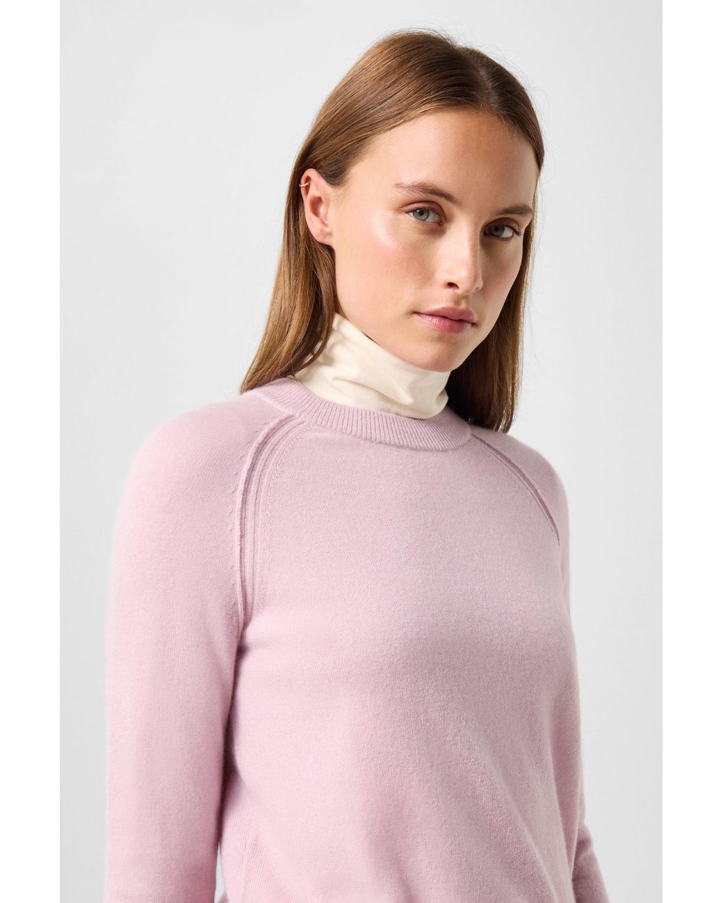 Bogner Pink Vanessa Pure New Wool Cashmere Sweater