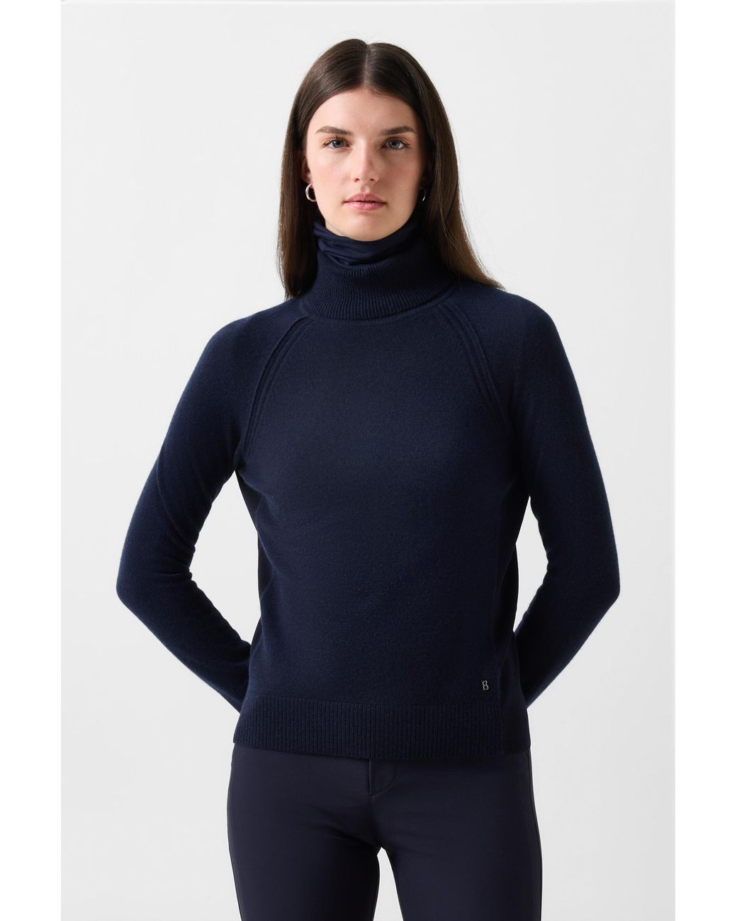 Bogner Blue Vaiana Pure New Wool And Cashmere Jumper