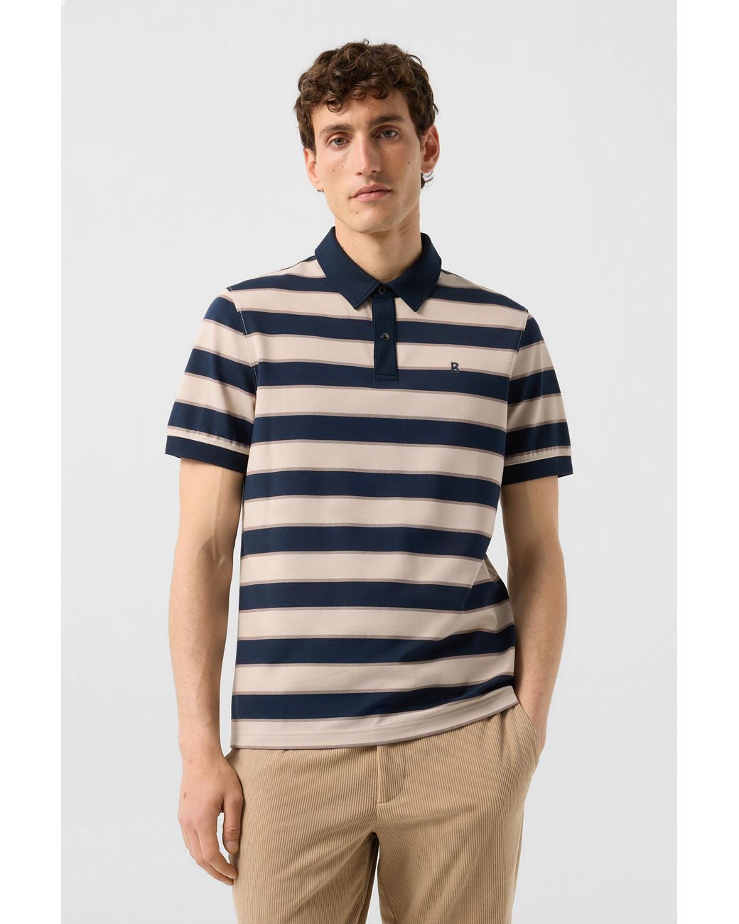 Bogner Blue Timo Piqué Polo Shirt for men