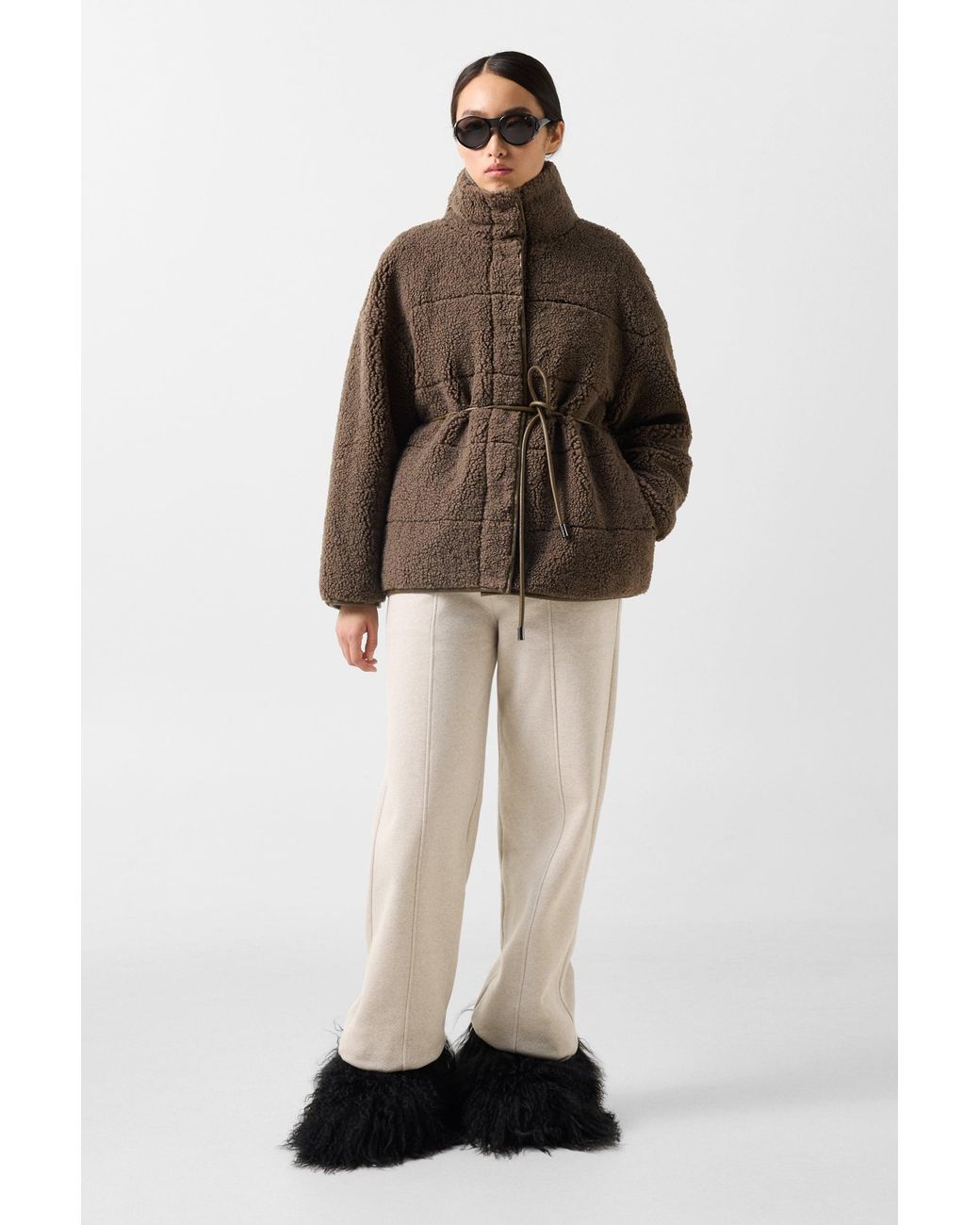 Bogner Brown Kimberly Teddy Jacket