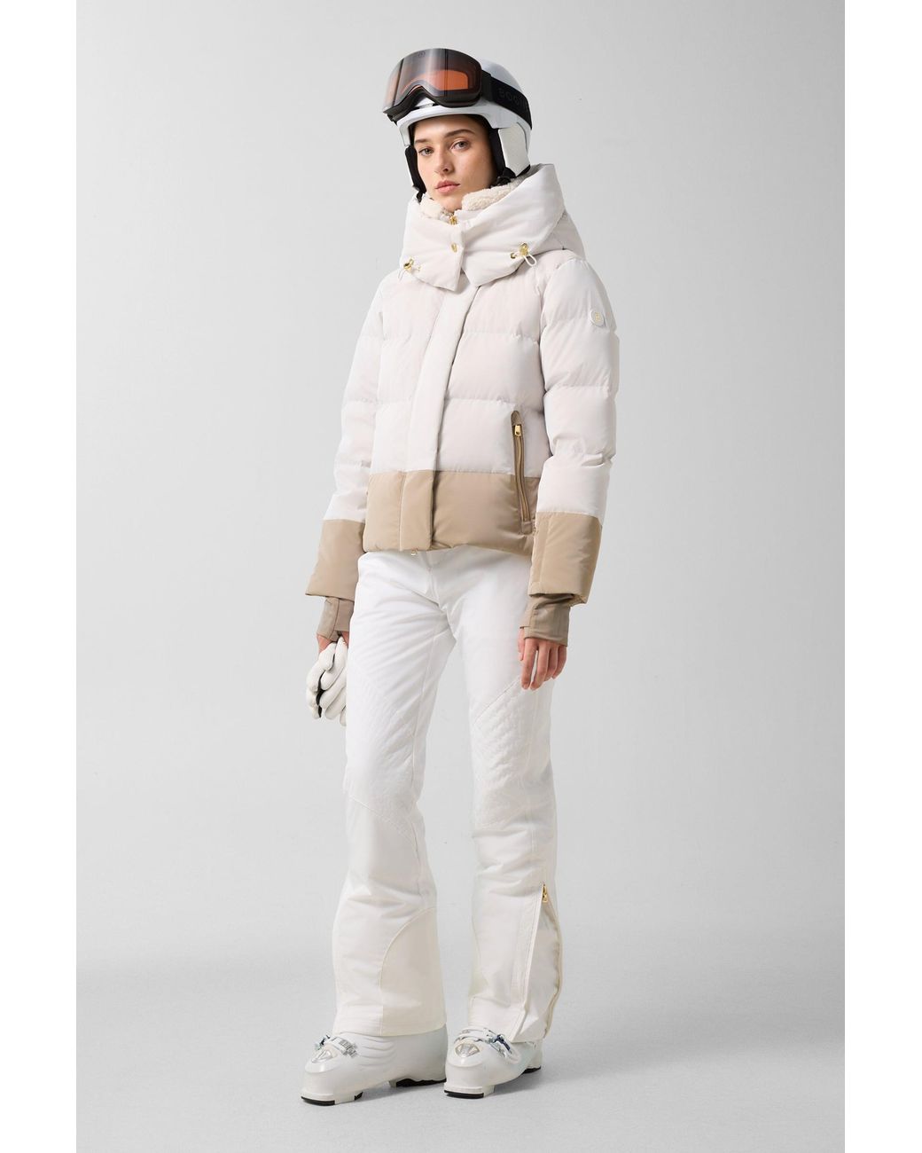 Bogner Natural Naia Down Ski Jacket For