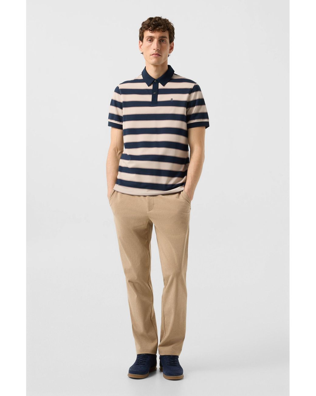 Bogner Blue Timo Piqué Polo Shirt for men