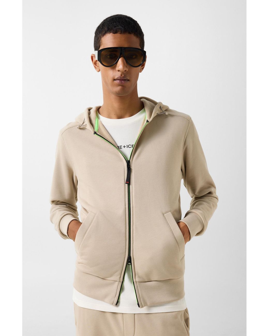 Bogner Fire + Ice Natural Kano Cotton Jersey Jacket for men