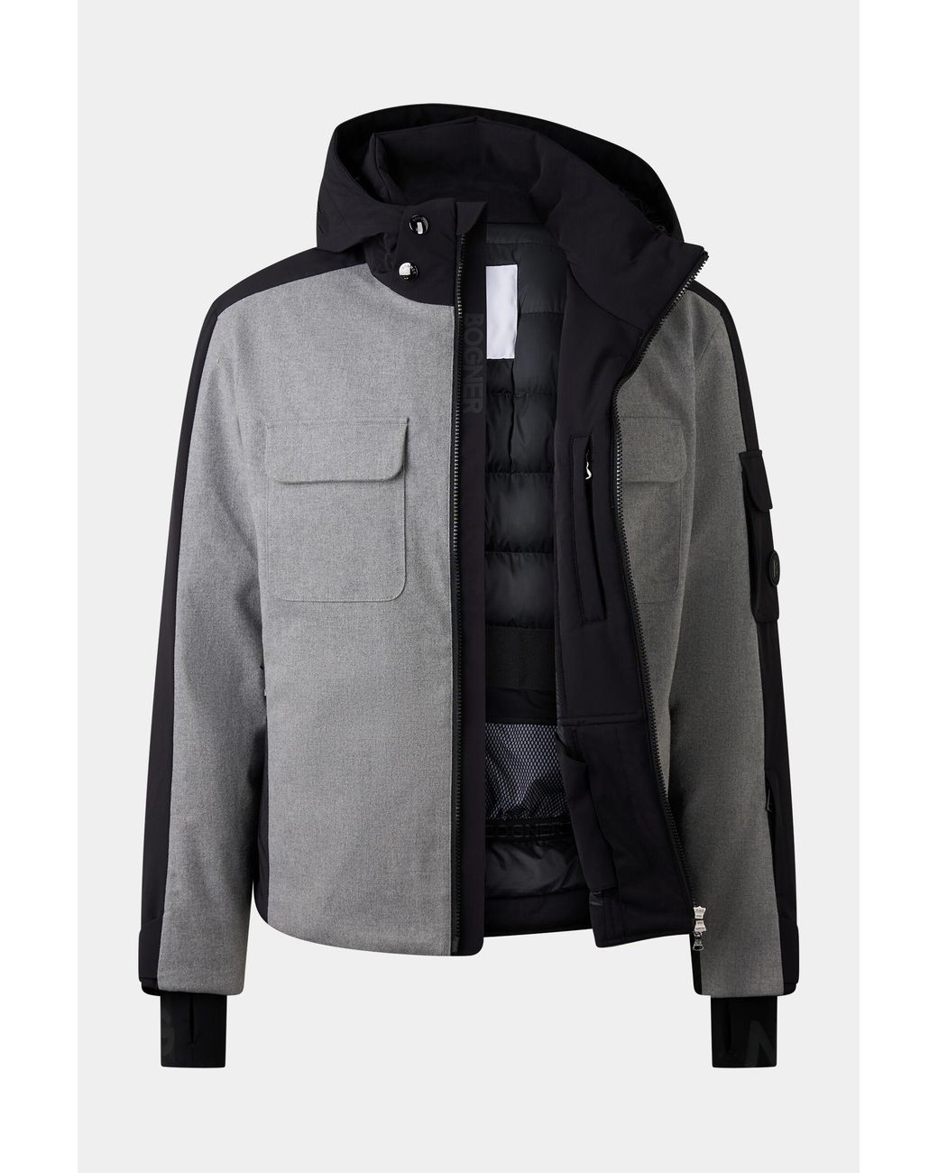Bogner Gray Cobeyn Down Ski Jacket for men