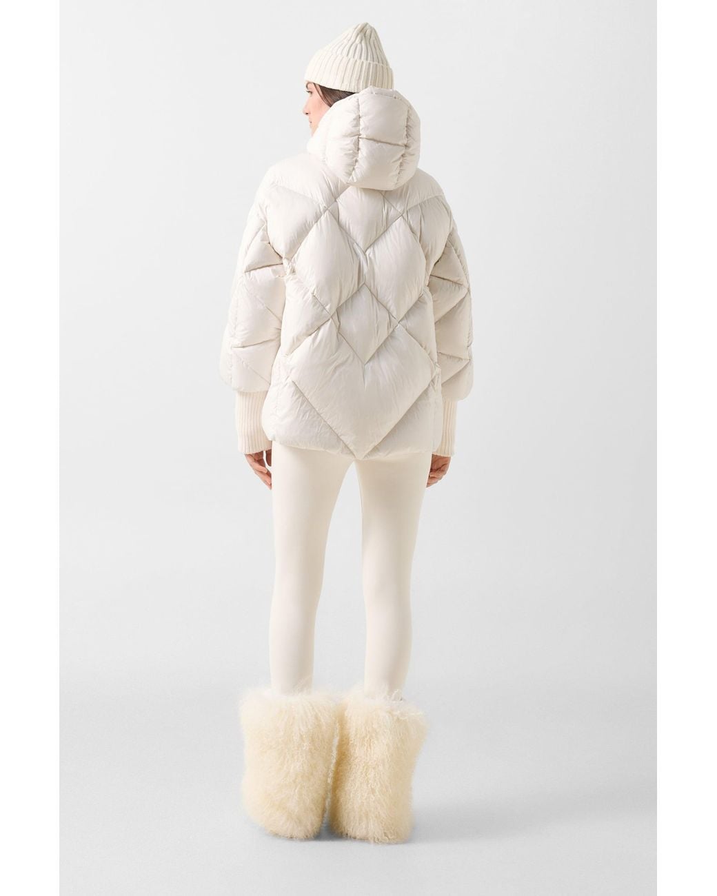 Bogner White Sheryl Down Jacket For