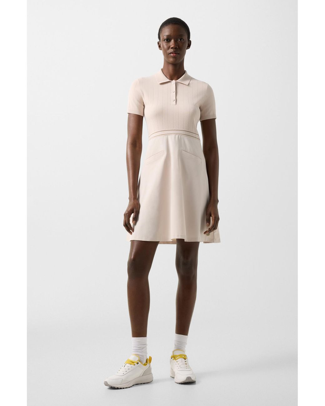 Bogner Natural Selin Polo Dress For