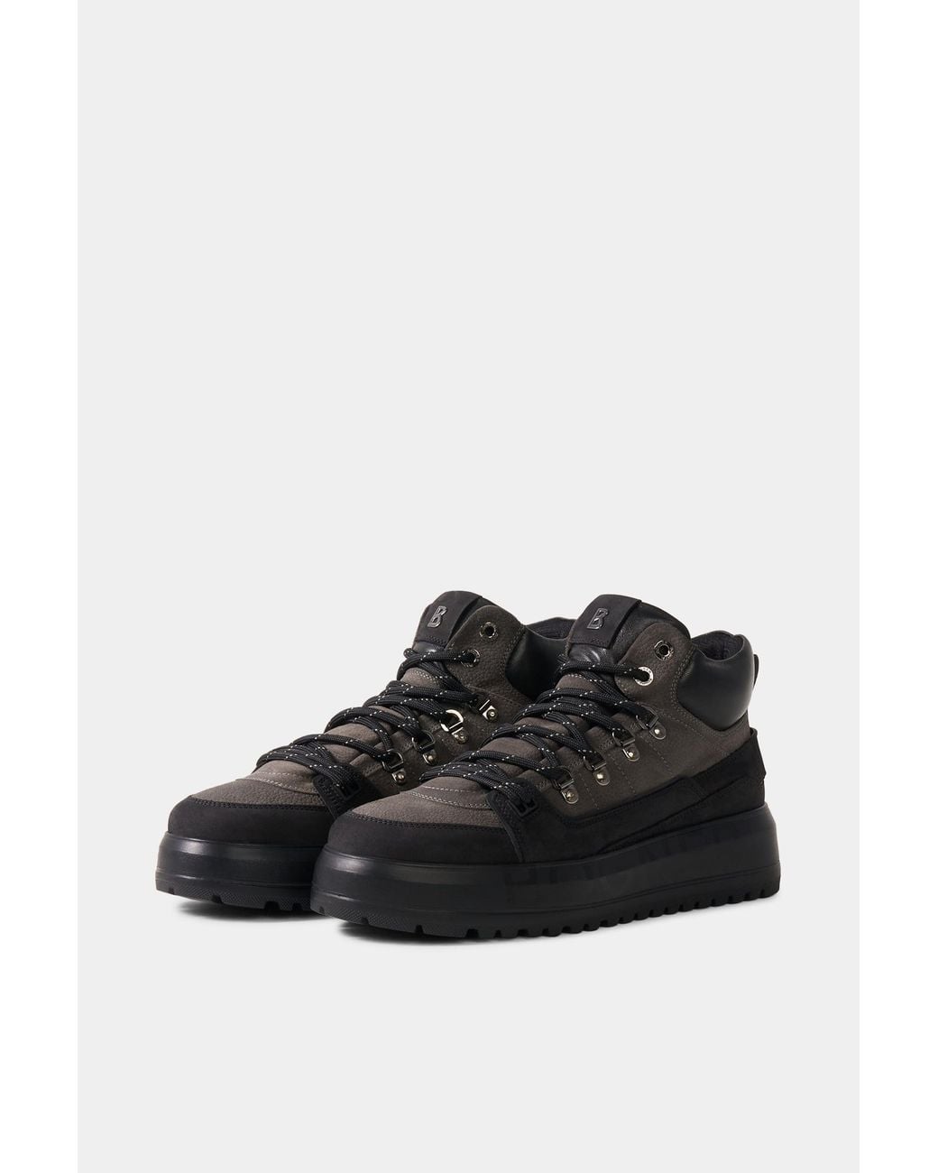 Bogner Black Antwerp High-top Trainers for men