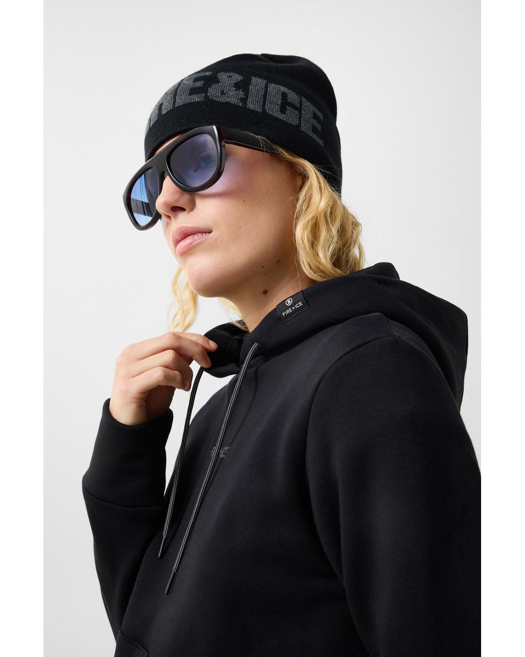Bogner Fire + Ice Black Nila Cotton Hoodie