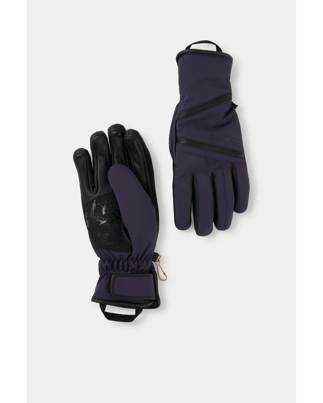 Bogner Black Gloves Hilla