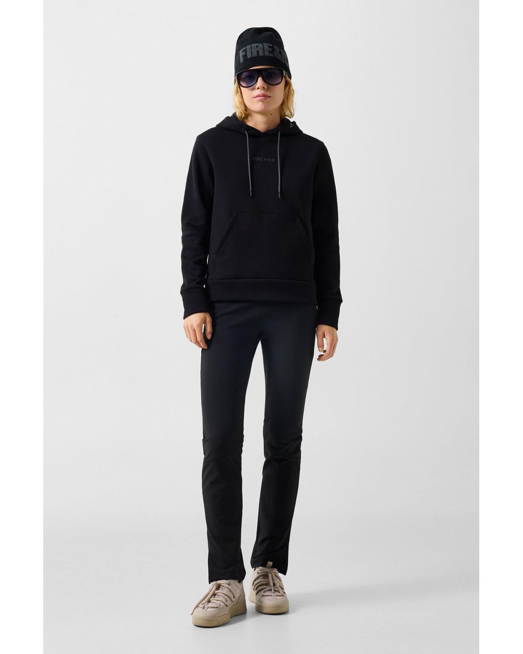 Bogner Fire + Ice Black Nila Cotton Hoodie