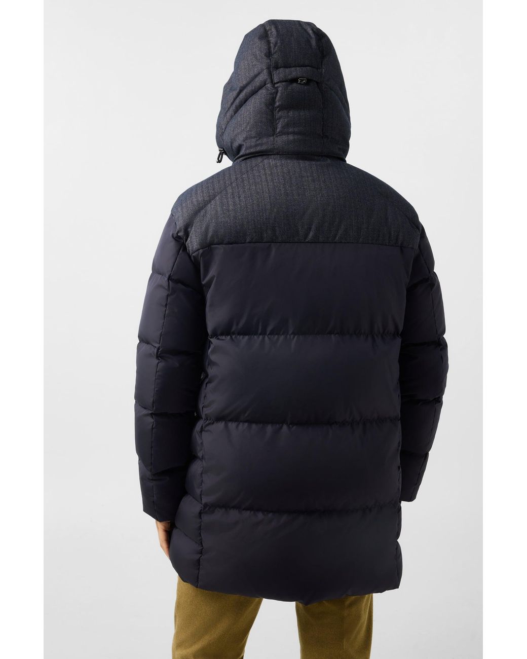 Bogner Black Jones Short Down Coat for men