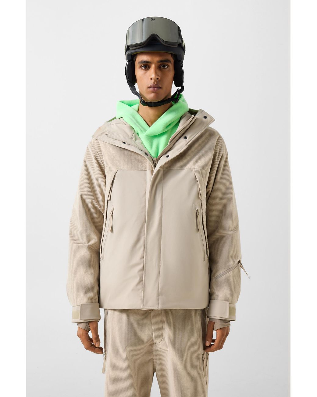 Bogner Fire + Ice Natural Flint Corduroy Ski Jacket for men