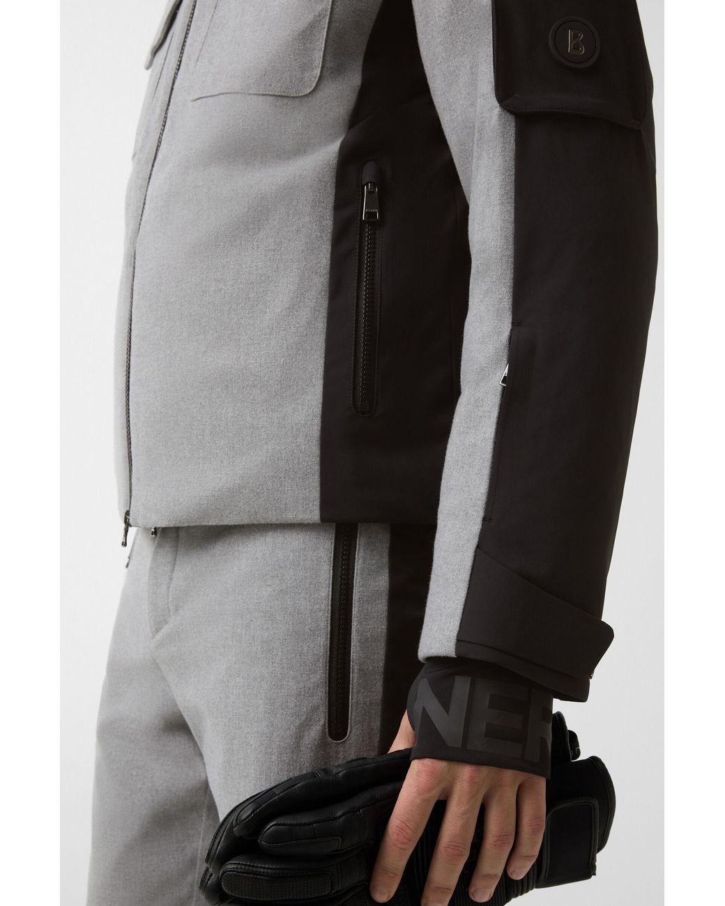 Bogner Gray Cobeyn Down Ski Jacket for men