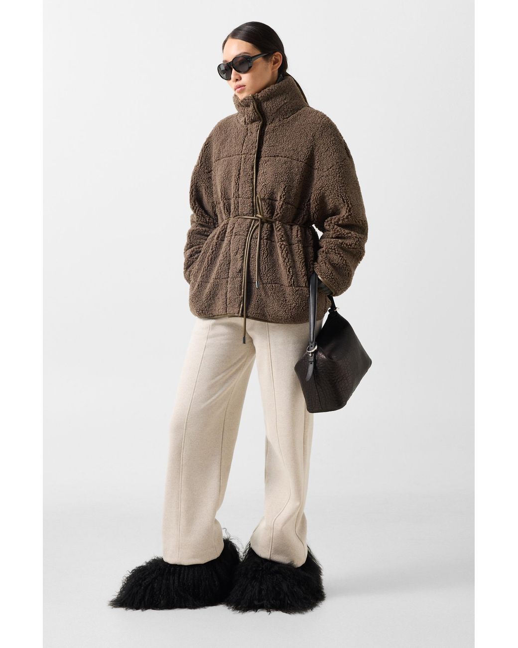 Bogner Brown Kimberly Teddy Jacket
