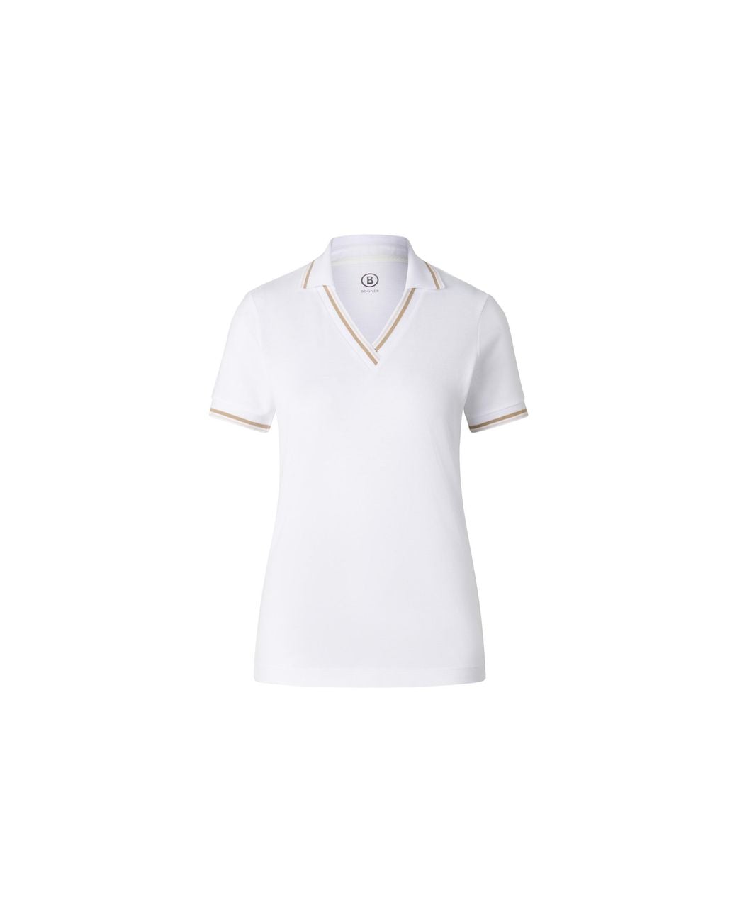 Bogner White Jula Functional Polo Shirt For