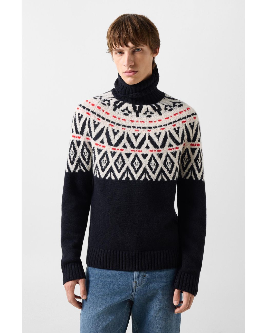 Bogner Black Roxter Cashmere Sweater for men